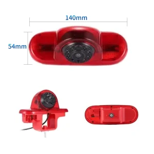 3rd Brake Light Backup Camera with 180° Ultra-Wide Angle, OEM Fit Waterproof Rear View Camera for Renault Trafic, Vauxhall Vivaro Vans