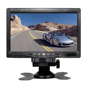 7 Inch LCD Monitor Dual Channel Video Input for Truck Bus RV and Large Vehicle Monitoring