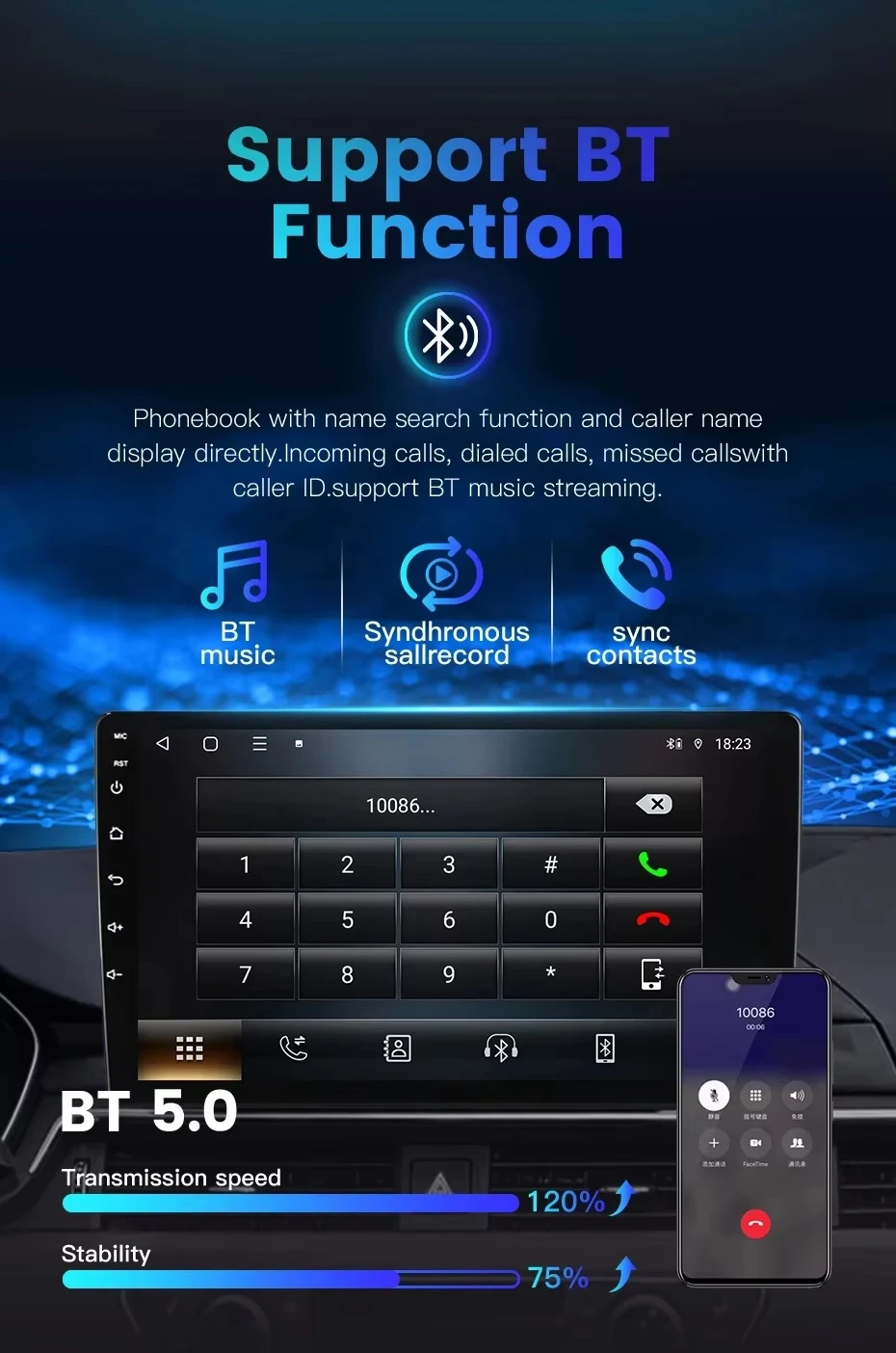 Universal 7-inch Touchscreen Car DVD Player