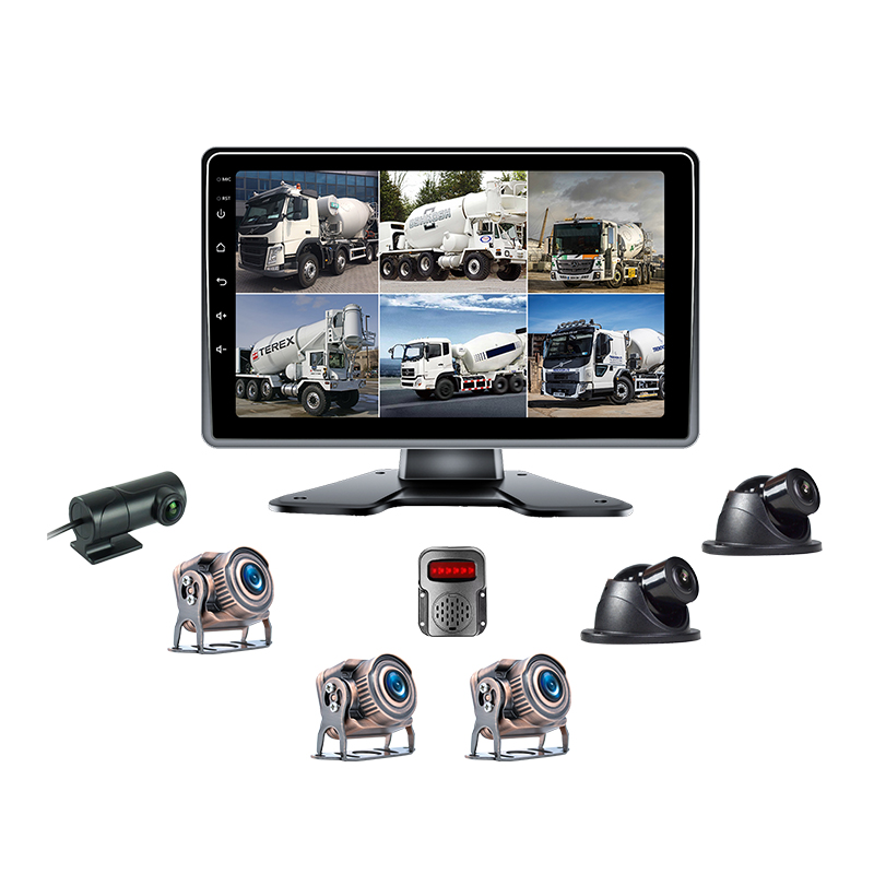 10.1 Inch 6CH Truck DVR Monitor, AI ADAS BSD Blind Spot Detection System, 1080P Video Recorder for Heavy Duty Truck Trailer Bus - Image 7