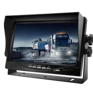 7 Inch U Bracket Touch Screen Car Rear View Monitor 2 Channel Video Input Compatible with Backup Cameras