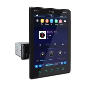 Universal 1DIN Car Stereo 9.5", Support iOS Android Mirror Link Bluetooth USB TF Card AUX AV Input Backup Camera MP5 Player