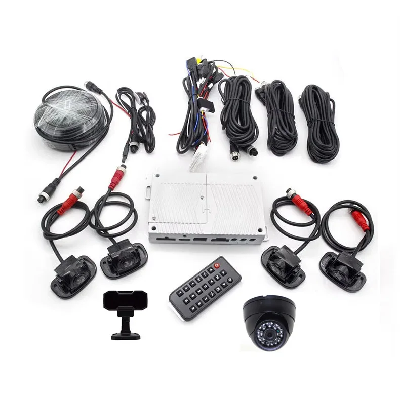 10.1 Inch IPS Touch Screen 1080P AHD 3D 360° View Panoramic Backup Camera AI DMS System for Truck Bus - Image 3