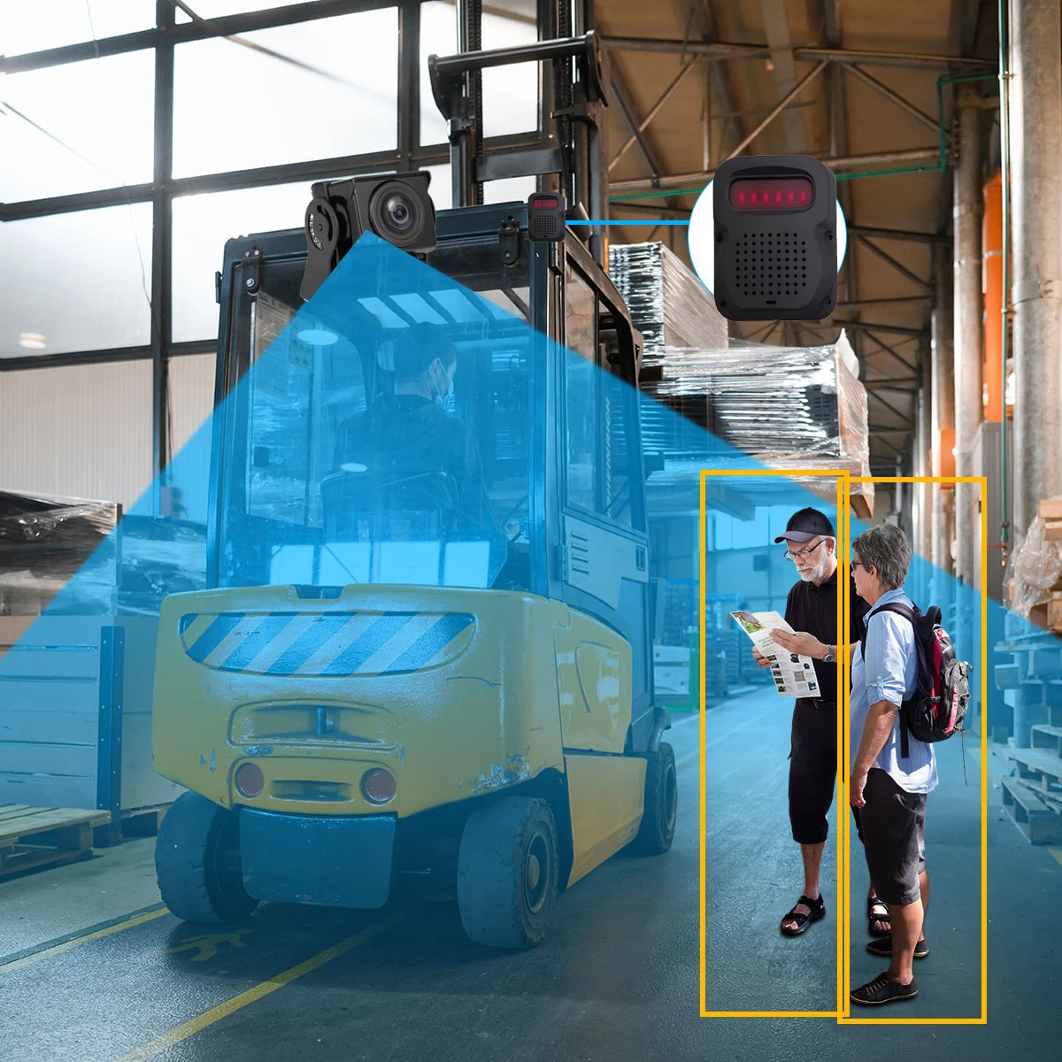 AI BSD Truck Forklift Monitoring System