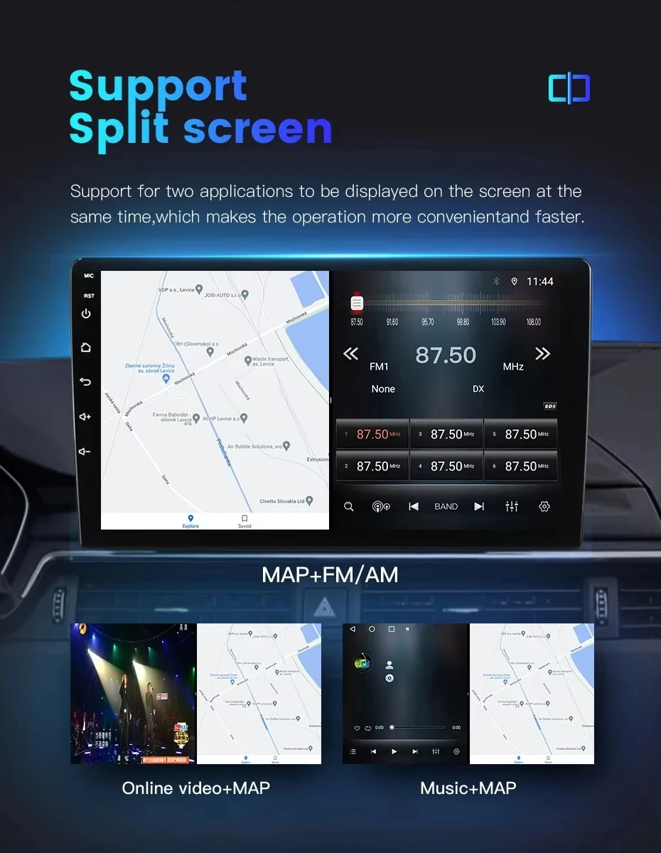 Universal 7-inch Touchscreen Car DVD Player