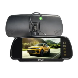 7 Inch AHD Interior Rearview Mirror Monitor with Independent Bracket, 1080P AHD Camera Supported Vehicle Backup Monitor for Truck Bus Van Safety