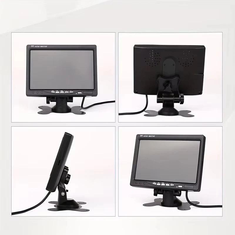 7 Inch Heavy Duty TFT LCD Reverse Camera Rearview Monitor Night Vision Waterproof IP68 Backup Camera Easy Installation for - Image 4