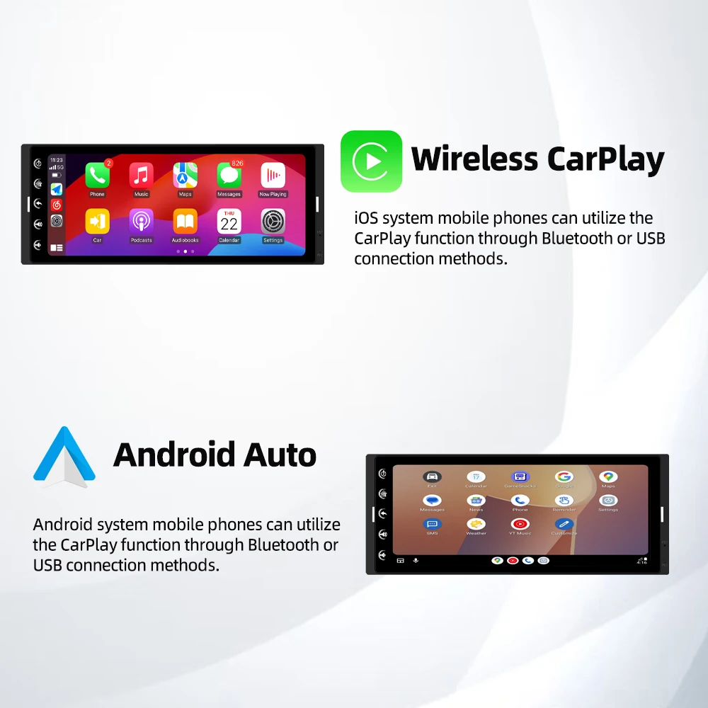 6.86 Inch 1DIN Android Car Radio