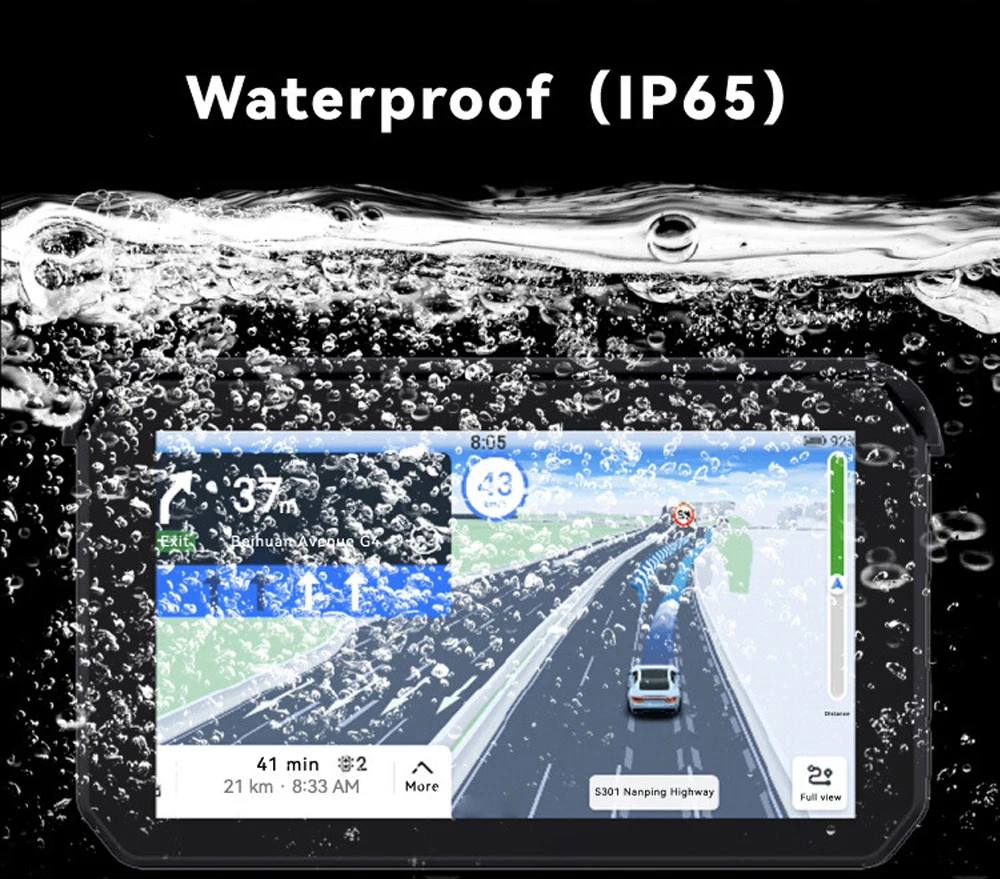 Portable Car GPS Navigator 7/9 Inch IPS Touch Screen – Wireless CarPlay Android Auto WiFi 5G SIM TF Card Bluetooth Stereo DVR - Image 3