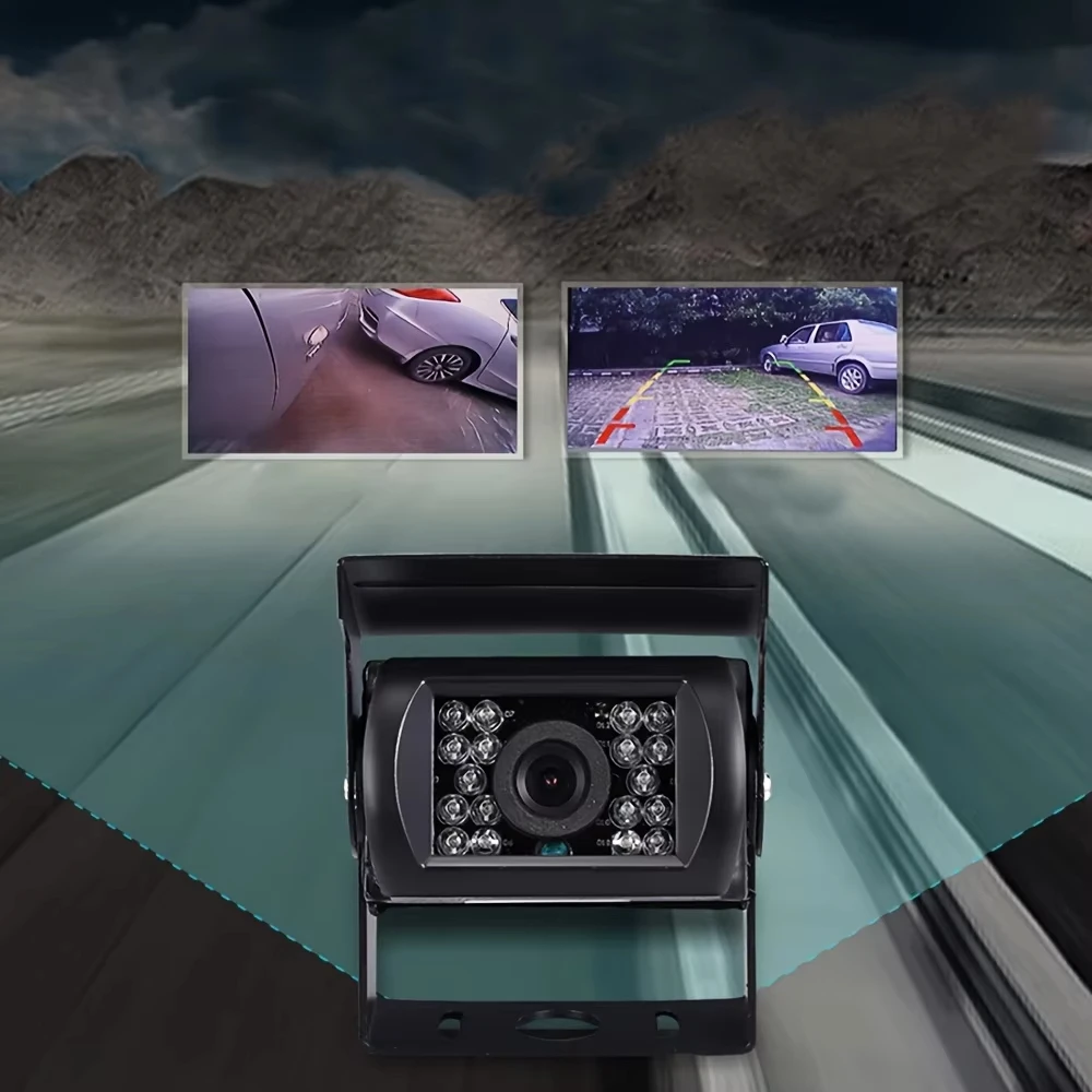 7 Inch Heavy Duty TFT LCD Reverse Camera Rearview Monitor Night Vision Waterproof IP68 Backup Camera Easy Installation for - Image 5