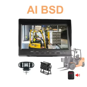 2-4 Channel Truck AI Camera System | BSIS MOIS Blind Spot Monitoring Kit with Pedestrian & Vehicle Detection for Forklift & Commercial Vehicles
