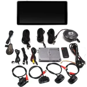 10.1 Inch Touch Screen AI 360° Panoramic View Car Safety System AHD 3D High Definition Multi View Switch
