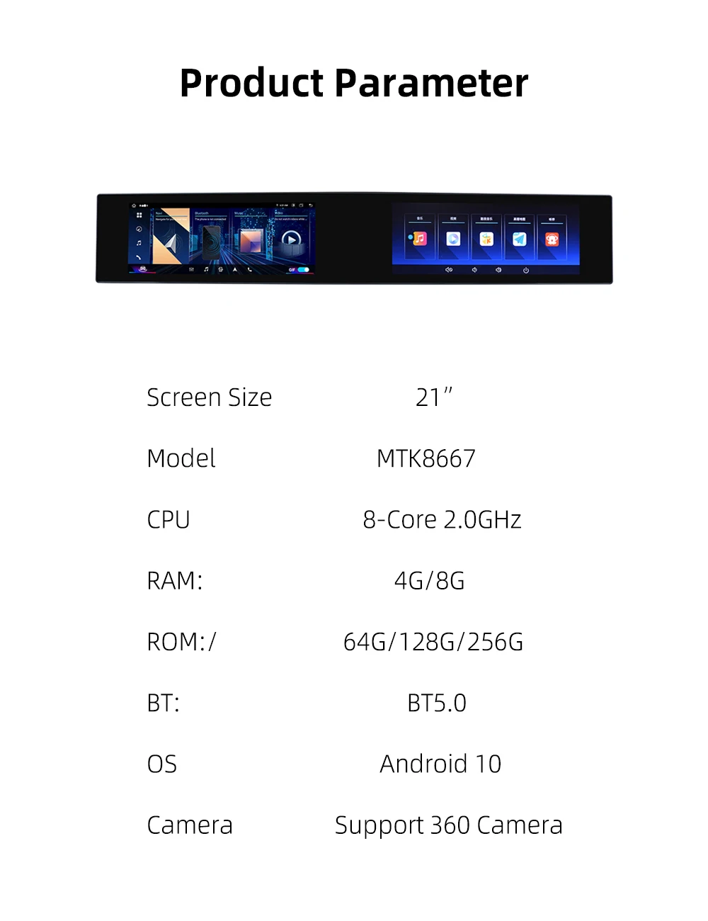 Car Multimedia Screen