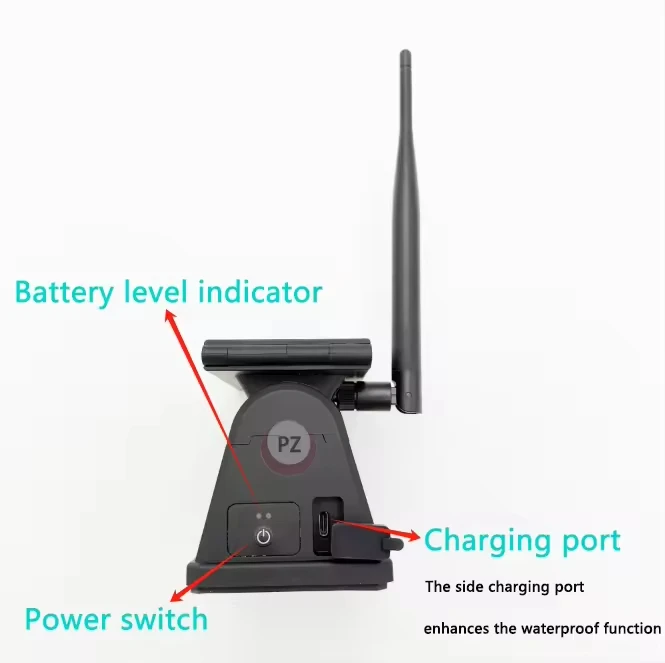 7 Inch Quad Camera Solar Wireless Backup Monitor Kit, Expandable Foldable Solar Panel, Multi View Monitoring, AI Safety Alert System for Heavy Duty Vehicle Truck Trailer RV - Image 4