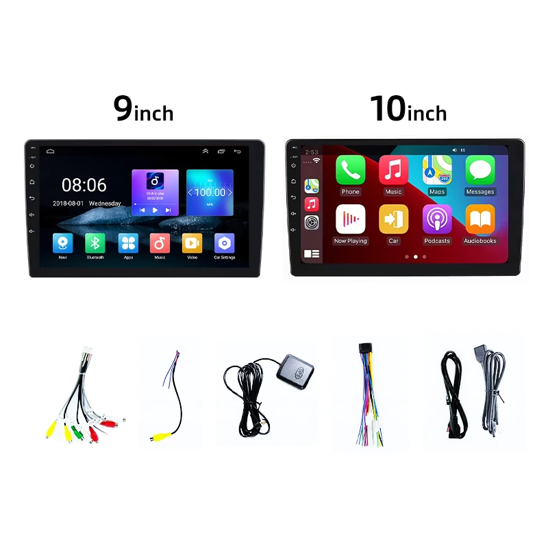 9/10 Inch All RAM ROM 2 Din Radio Android Auto Electronics Touch Screen Radio Android Carplay Radio Car DVD Player