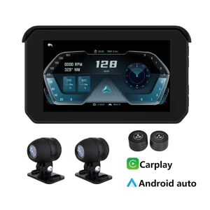 Portable  Car GPS Navigator 7/9 Inch IPS Touch Screen – Wireless CarPlay Android Auto WiFi 5G SIM TF Card Bluetooth Stereo DVR