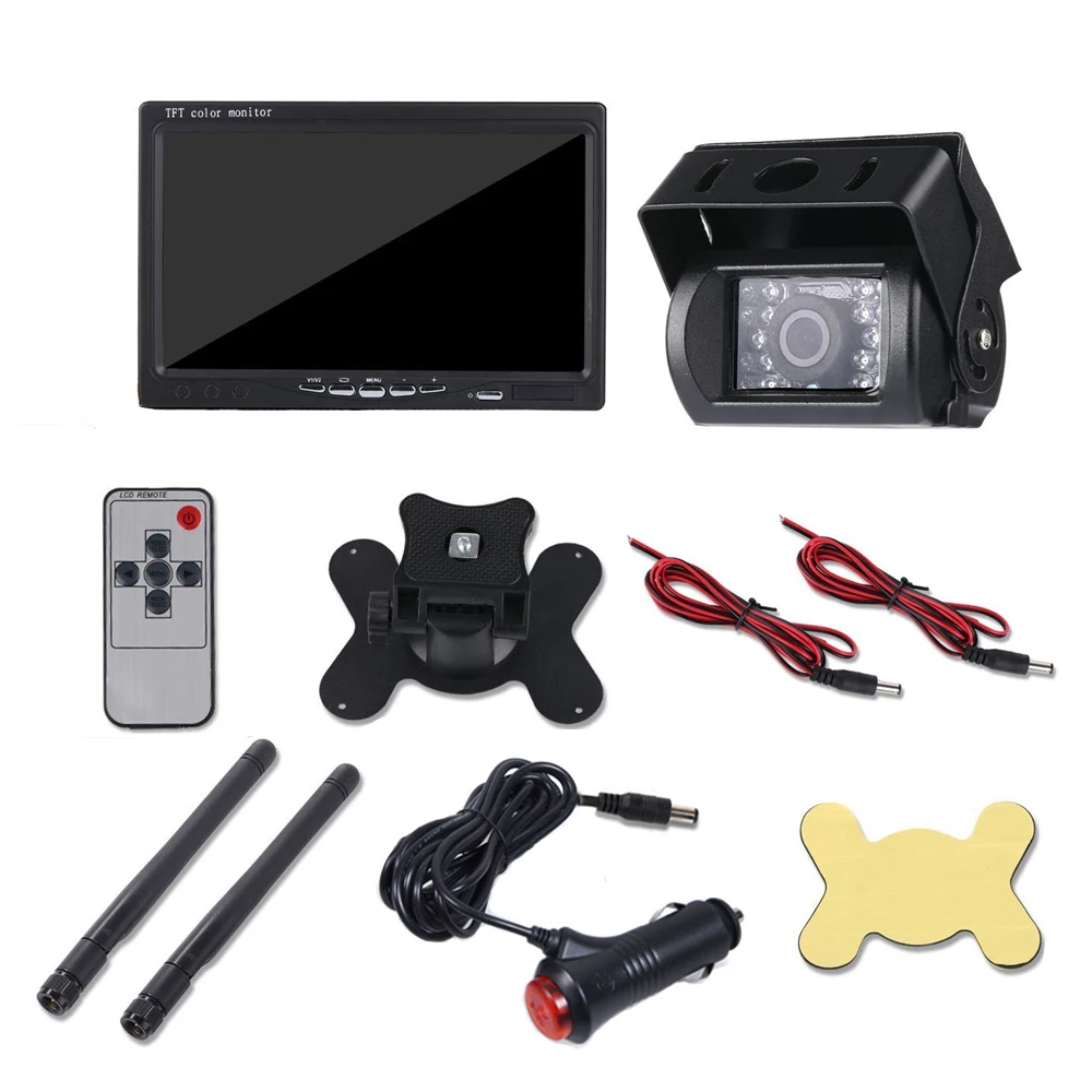 Wireless 7 Inch Truck Reverse Camera System