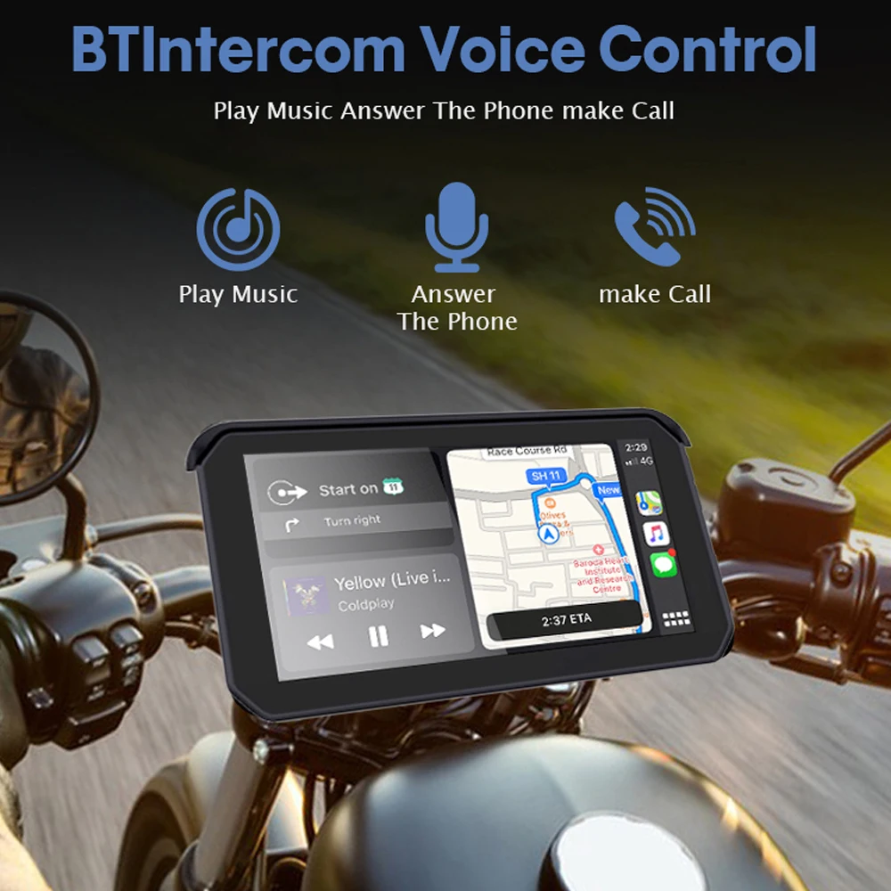 Portable Car GPS Navigator 7/9 Inch IPS Touch Screen – Wireless CarPlay Android Auto WiFi 5G SIM TF Card Bluetooth Stereo DVR - Image 6