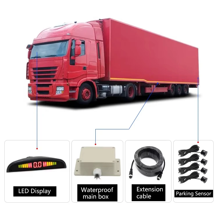 24V IP67 Truck Bus Parking Sensor