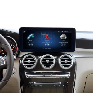 12.3 Inch Android 13 Touch Screen Car Radio for Mercedes-Benz GLC Class X253 NTG5.0 – 4G WiFi GPS Wireless CarPlay Android Auto Multimedia Stereo