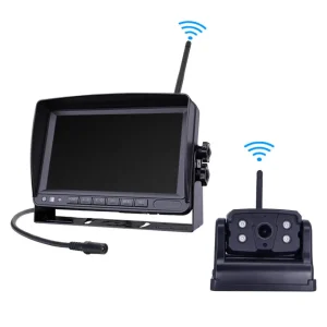 7" Truly Wireless Backup Camera System with Battery Powered Camera, Magnetic Mounted Digital Reverse Monitor Kit, No-Wire Changeable System for Truck, Trailer, RV