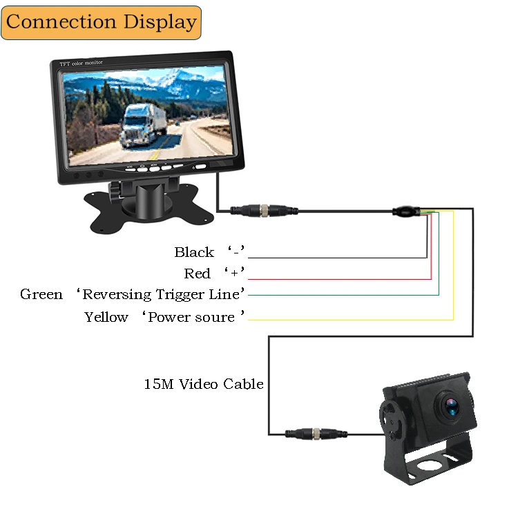 AHD 1080P Truck Reverse Camera System