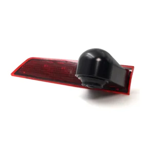 3rd Brake Light Backup Camera with LED, OEM Fit Waterproof Rear View Camera for Ford Transit Custom Vans (Barn Doors / Twin Doors)