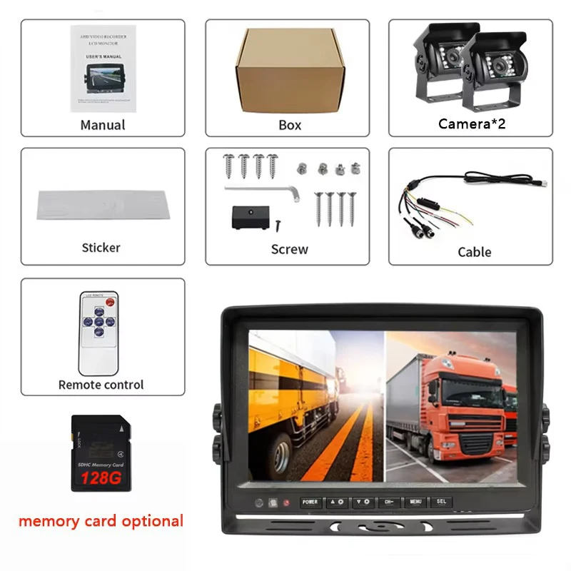 7 Inch Truck Reverse Camera System