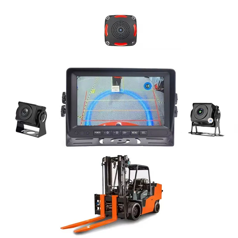 AI Forklift Safety Camera IP69K Waterproof Pedestrian Vehicle Detection Voice Alarm Monitor System for Warehouse Safety - Image 3