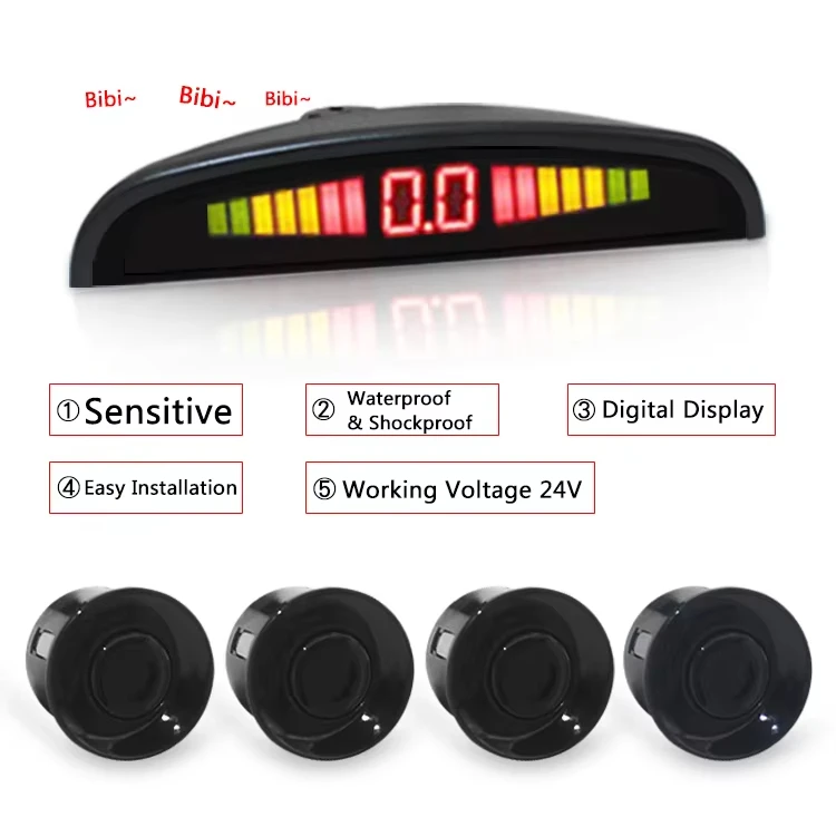 24V IP67 Truck Bus Parking Sensor