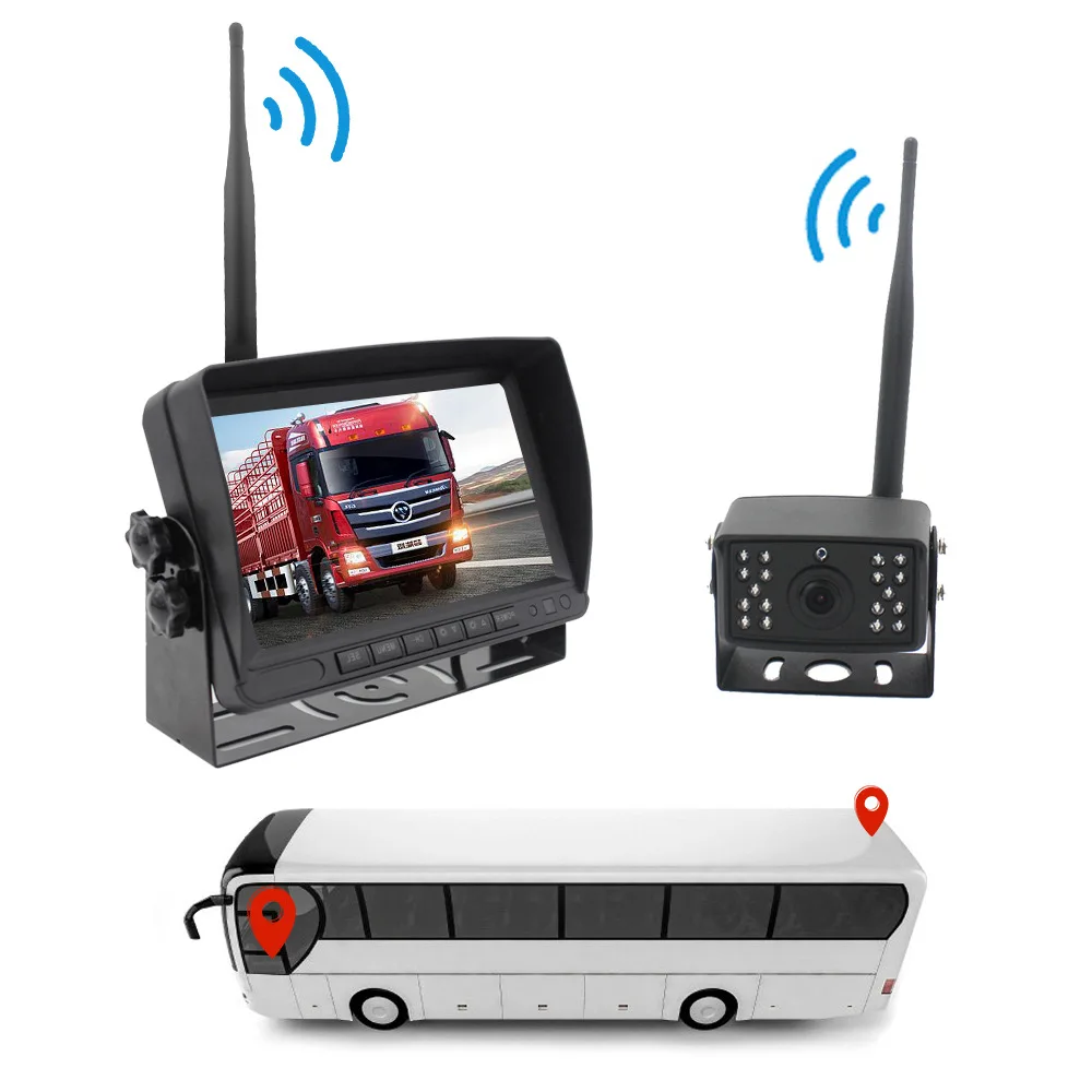 Wireless 1080P 7 Inch Backup Camera System