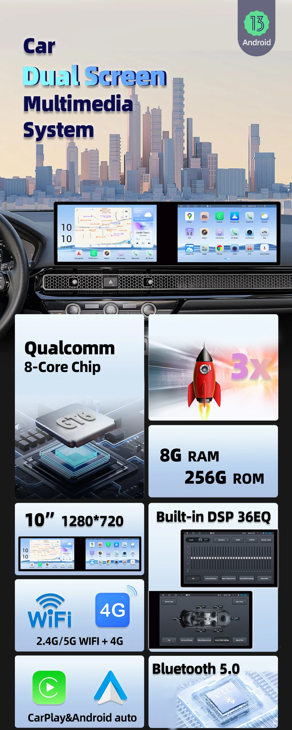 10 Inch Android Car Player