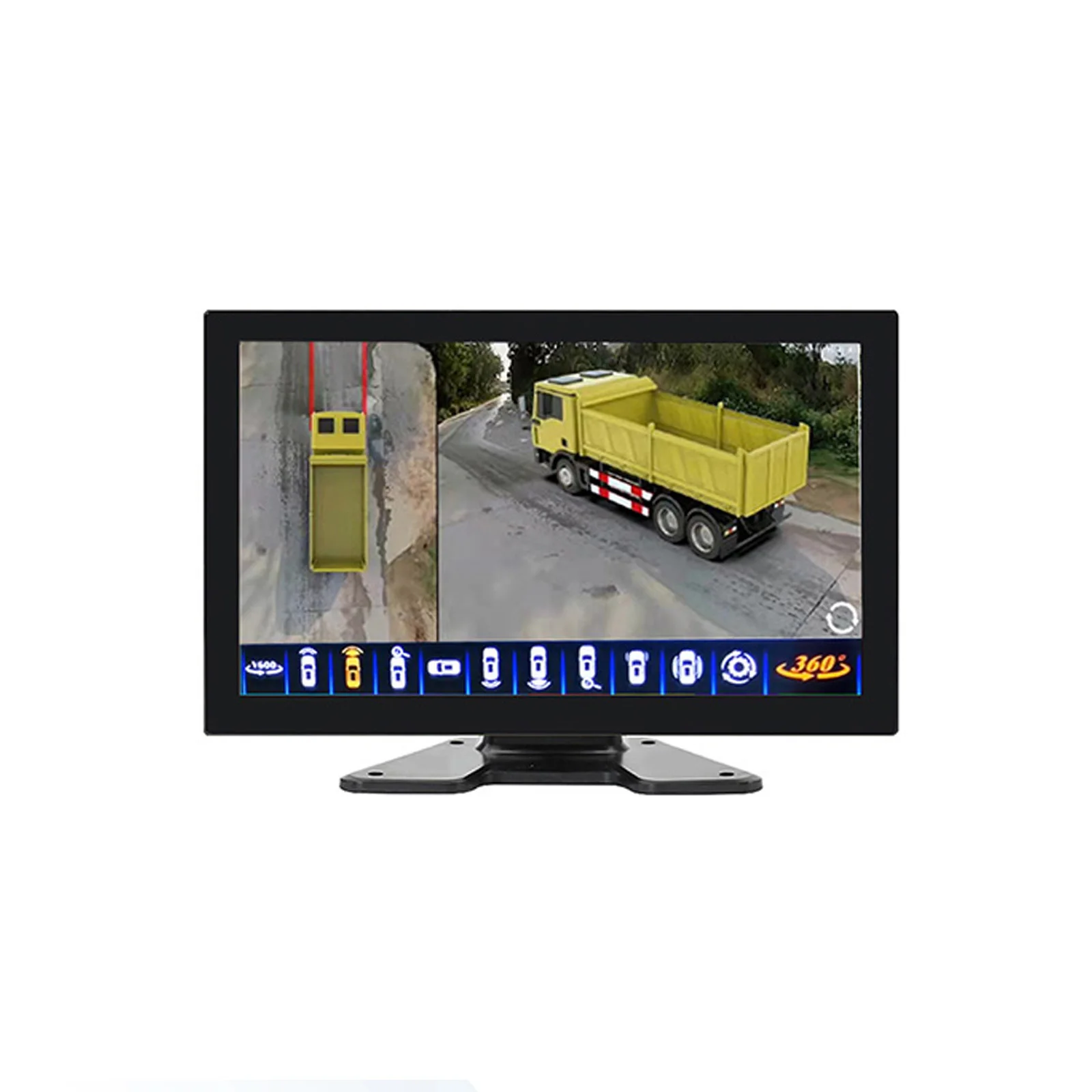 10.1 Inch IPS Touch Screen 1080P AHD 3D 360° View Panoramic Backup Camera AI DMS System for Truck Bus - Image 2