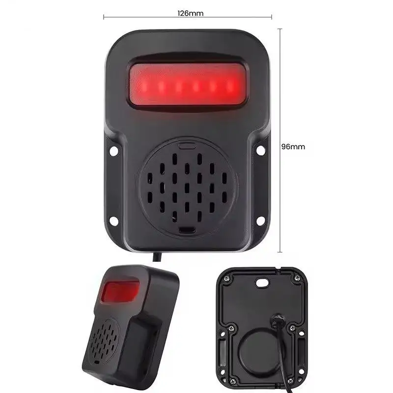 7 Inch AI BSD Wireless Backup Camera System 1080P Night Vision Waterproof Monitor with Voice Alarm & Obstacle Detection for Truck Safety - Image 5