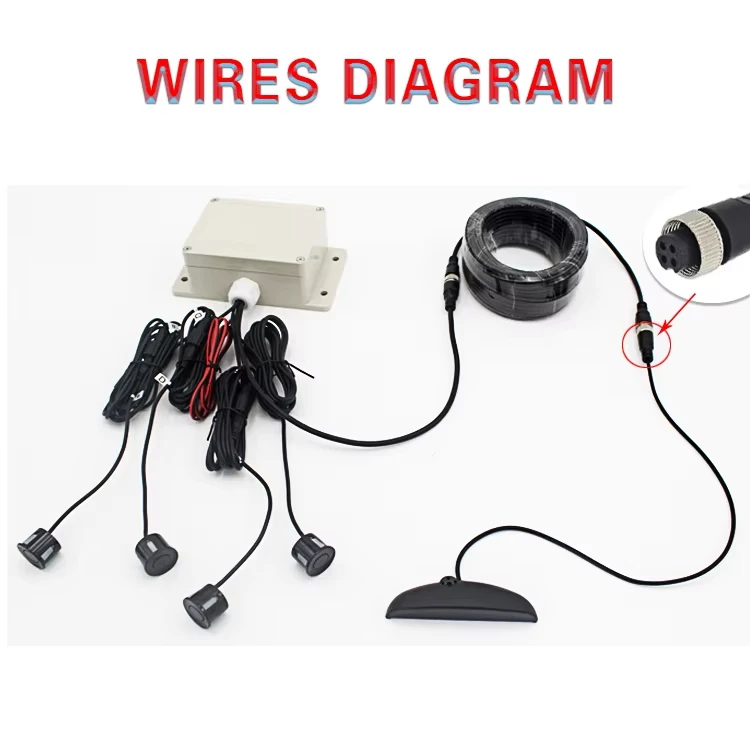 24V IP67 Truck Bus Parking Sensor
